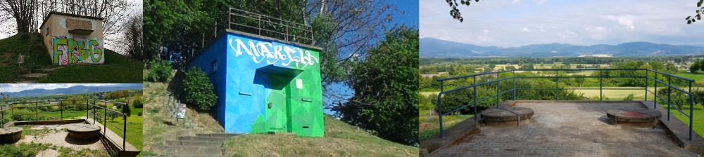 Vandalismus  an der Aussichtsplattform Hochbehälter Holzhausen