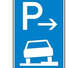 Parken auf Gehwegen verboten